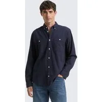 TOM TAILOR Langarmhemd Blusen & Shirts Regular Fit Hemd in Melange-Optik