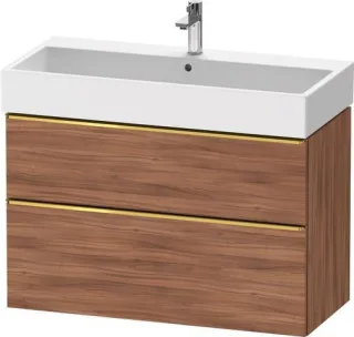 Duravit D-Neo Waschtischunterbau wandhängend Nussbaum Matt 984x442x625 mm - DE4374034790000 DE4374034790000