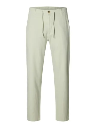 SELECTED MEN - SLM172-SLIMTAPE BRODY LINEN BLD PNT NOOS Aqua Gray - Gr. - S