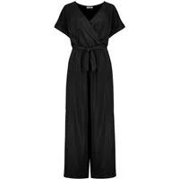 SUBLEVEL Overall Damen Overall Jumpsuit lange Hose Sommer Binde Gürtel Einteiler