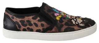 Mocassins Dolce & Gabbana en cuir léopard #dgfamily pour femme