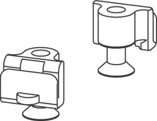 Hansgrohe Stellfuß set RainDrain Rock 94334000