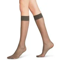 FALKE Feinkniestrümpfe Matt Deluxe Kniestrümpfe transparent & matt (1-Paar) transparent & matt