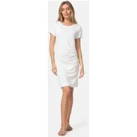 Rayshyne Shirtkleid PM41 (Modisches Longshirt, Shirtkleid für den Sommer mit seitlicher Raffung) Seitliche Raffung, Elastisch, Leicht