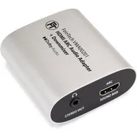 FeinTech VMA00201 HDMI ARC TV Audio-Adapter zu HDMI, 3,5-mm-Klinke, Ton für Kopfhörer und Soundbar zugleich