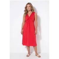 Angel of Style Jerseykleid Maxi-Jerseykleid ärmellose A-Linie Drapierung