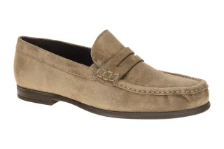 Paul Green Damen Slipper 1228-002 Braun Antelope Rauhleder Mokassin Loafer 0,...