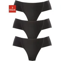 petite fleur by Lascana Formstring (3er-Pack) shape wear, unifarben, Baumwollmischung