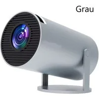 Montegoni Grauer HY300 PRO 4K-Projektor – Android 11, WiFi6, 260 ANSI, BT5.0, Beamer (1920x1080P (FHD) px, 260 ANSI-Lumen & Trapezkorrektur, Android 11 Smart System)