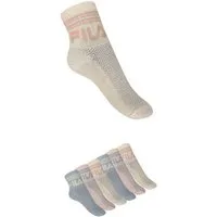 Fila Kurzsocken JUNIOR GIRL QUARTER SOCKS (6-Paar) mit dezentem Mustertextur