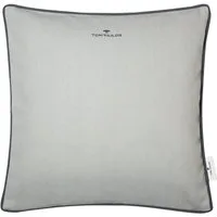 TOM TAILOR HOME Dekokissen Dove Signature, mit Paspel, Kissenhülle ohne Füllung, 1 Stück