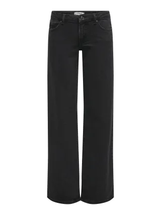 ONLY - -ONLJUICY LW WIDE LEG DNM REA1099 Washed Black - Gr. - 30