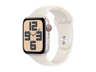 Apple Watch SE (2022) (GPS + Cellular) 44mm Polarstern mit Sportarmband S/M Polarstern | mxgt3qf/a |