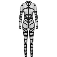 Noir Handmade Bodystocking Overall in schwarz - S