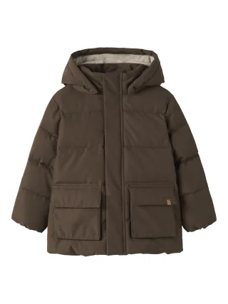 Lil’ Atelier - NMMLAMEDOW03 PUFFER JKT FO LIL Braun - Gr. - 110