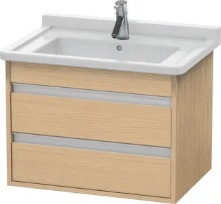 Duravit Ketho Waschtischunterbau wandhängend Natur Eiche Matt 650x455x480 mm - KT664303030 KT664303030