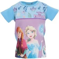 Disney Frozen T-Shirt Frozen kurzärmeliges Kinder T-Shirt aus Baumwolle mit Print