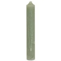B&S Spitzkerze Rustikale Stabkerze durchgefärbt mint Ø 3,7 x 25 cm