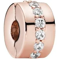 Pandora Charm-Einhänger ROSE-781972CZ*, Zirkonia, Rosévergoldet, Clip