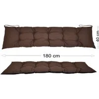 Rattani Polsterauflage Polster Kissen für Gartenbank Gartenmöbel 180 x 40 cm, (1 Stück, Sitz oder Rückenkissen), Unterseite Wasserabweisend . Oberseite in vielen Farben .