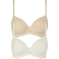 Nina Von C. Set: Schalen-BH 2er Pack Spacer BH mit Bügel Millefleurs (Spar-Set, 2-tlg)