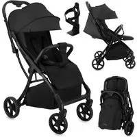 MoMi Kinder-Buggy Paola, Automatisch faltbar & vollgefedert bis 22 kg