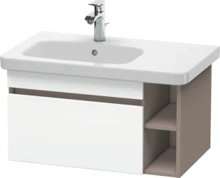 Duravit DuraStyle Waschtischunterbau wandhängend Weiß & Basalt Matt 730x448x398 mm - DS639401843 DS639401843