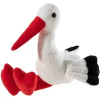 Heunec® Plüschfigur Plüsch Storch Softwoolmaterial 40cm