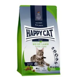 HAPPY CAT Culinary Trockenfutter Katze Adult, Weide-Lamm 10 kg