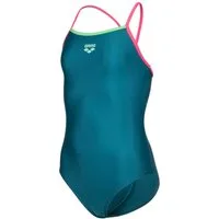 Arena Badeanzug GIRL'S ARENA SWIMSUIT LIGHT DROP SOLID mit sportlichem Design, chlorbeständig, schnelltrocknend