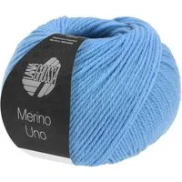 LANA GROSSA MERINO UNO Häkelwolle, 125 m (Extrafeine Merinowolle mit Superwash-Ausrüstung), 50 g