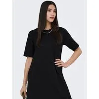 ONLY Minikleid ONLMARA S/S POCKET DRESS JRS NOOS Baumwolle, oversize, Rundhals