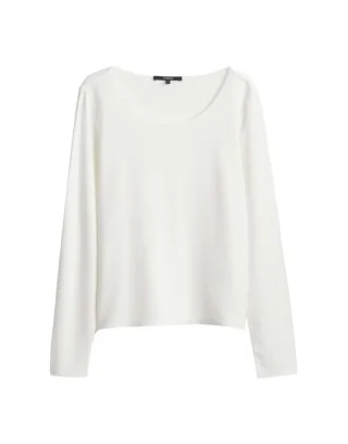 someday - Langarmshirt - Kirosa weiß - Gr. - 40