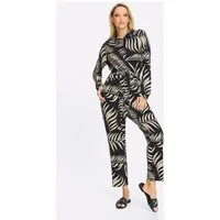 heine Jumpsuit Jersey-Overall Langarm Innenbeinlänge ca. 68 cm