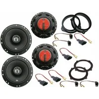 DSX JBL Boxen Set für Audi A3 8P Bj 03-12 Tür vorn Seitenteil hinten Auto-Lautsprecher (80 W)