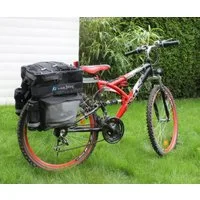 Yudu Fahrradtasche Fahrrad- / Gepäcktasche Satteltasche Wasserdicht mit Regenhaube