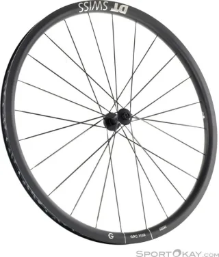DT Swiss GRC 1100 Dicut 30 Vorderrad 28", Carbon, Center Lock, Felgenhöhe 30 mm für Steckachse 12/100 mm TA