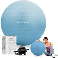 Body & Mind Gymnastikball Fitnessball Gymnastikball Yoga Pilates Ball Anti-Burst mit Pumpe