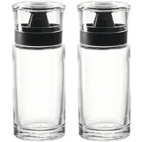 LEONARDO Menage-Set Öl- und Essigspender CUCINA, (Set, 2-tlg), Essig- und Ölflaschen-Set aus Glas, spülmaschinengeeignet