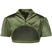 MADELEINE Poncho Bolerojacke mit Stehkragen