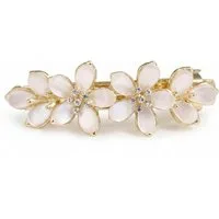 The Beauty House Haarspange Floraler Haarschmuck mit funkelnden Steinen, – elegante Haarspange für vielseitige Looks