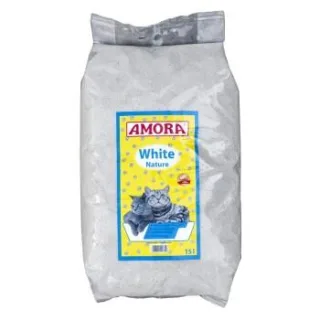 Amora Katzenstreu White Compact 15 Liter