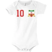 Youth Designz Kurzarmbody Iran Kinder Baby Body Strampler mit trendigem Motiv