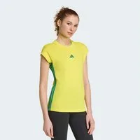 adidas Sportswear T-Shirt ESSENTIALS 3-STREIFEN SINGLE JERSEY mit sportlichem Stil, ohne Verschluss, in normaler Länge