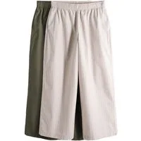 The Set Schlupfbluse The Set Schlupfhosen mit weitem Bein, 2er-Pack (2-tlg)