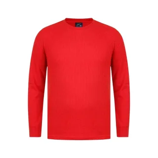 Fabric - T-Shirt für Herren, Langärmlig (Rot)