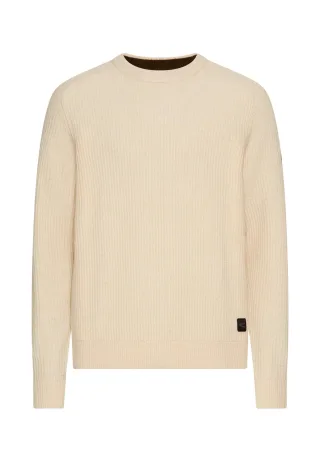 camel active - Pullover aus reiner Lammwolle oatmeal - Gr. - XL