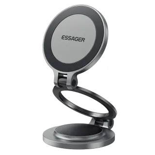 ESSAGER ES-ZJ30 Magnetic Car Phone Holder N52 Strong Magnet Adjustable Arm Universal Dashboard Mount for iPhone 17 17Pro