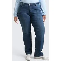 TOM TAILOR PLUS Straight-Jeans Jeanshosen Plus Size - Straight Jeans