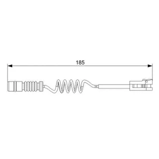 Bosch Warnkontakt f?r Bremsbel?ge Mercedes Sprinter VW Lt